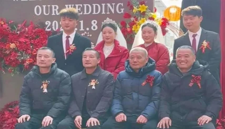 الصين.. زفاف أسطوري يجمع 4 توائم يقترب من دخول غينيس