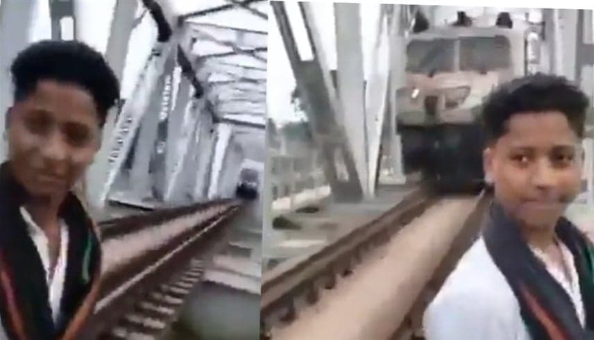 الهند.. قطار يدهس فتى حتى الموت أثناء تصوير فيديو
