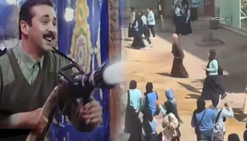 على طريقة "الباشا تلميذ".. عامل مصري يفض مشادة طلابية بالمياه