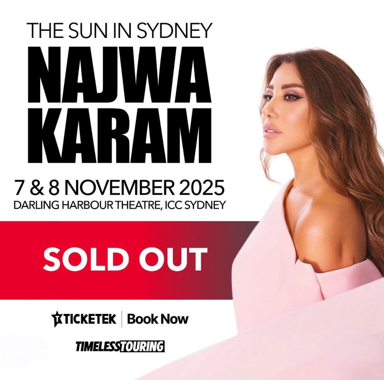 نجوى كرم تحقّق الـ Sold Out لحفلين متتاليين في سيدني