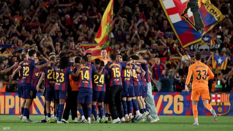 برشلونة يكتسح راسينغ بسباعية
